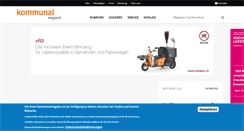 Desktop Screenshot of kommunalmagazin.ch
